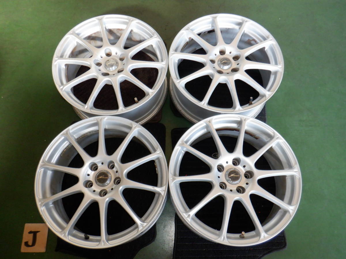 ☆ A-TECH SCHNEIDER アルミホイール 4本セット 18x7.5J ☆ 2梱包での