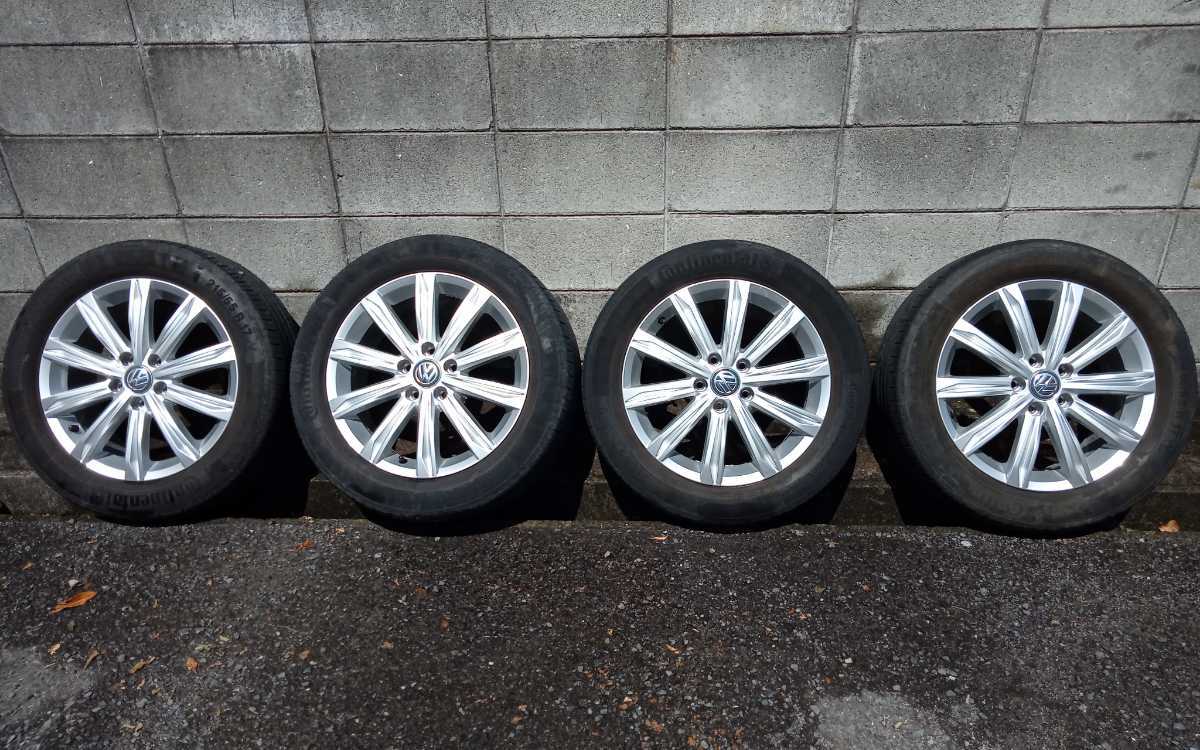VWトゥーラン純正ホイール 6.5J 215/55/17inch 5穴(純正品)｜売買され 