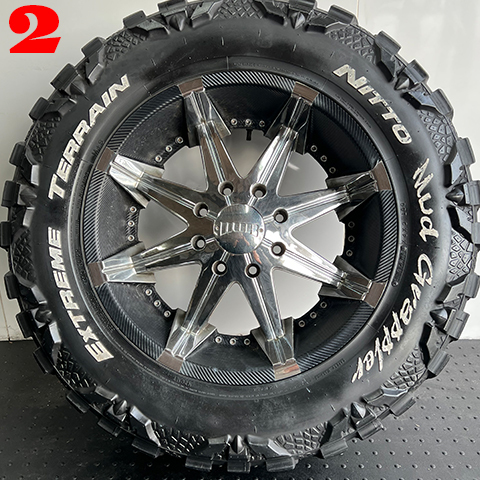 売り切り! 中古ホイール HUMMER H2 DUB 20インチアルミホイールNITTO