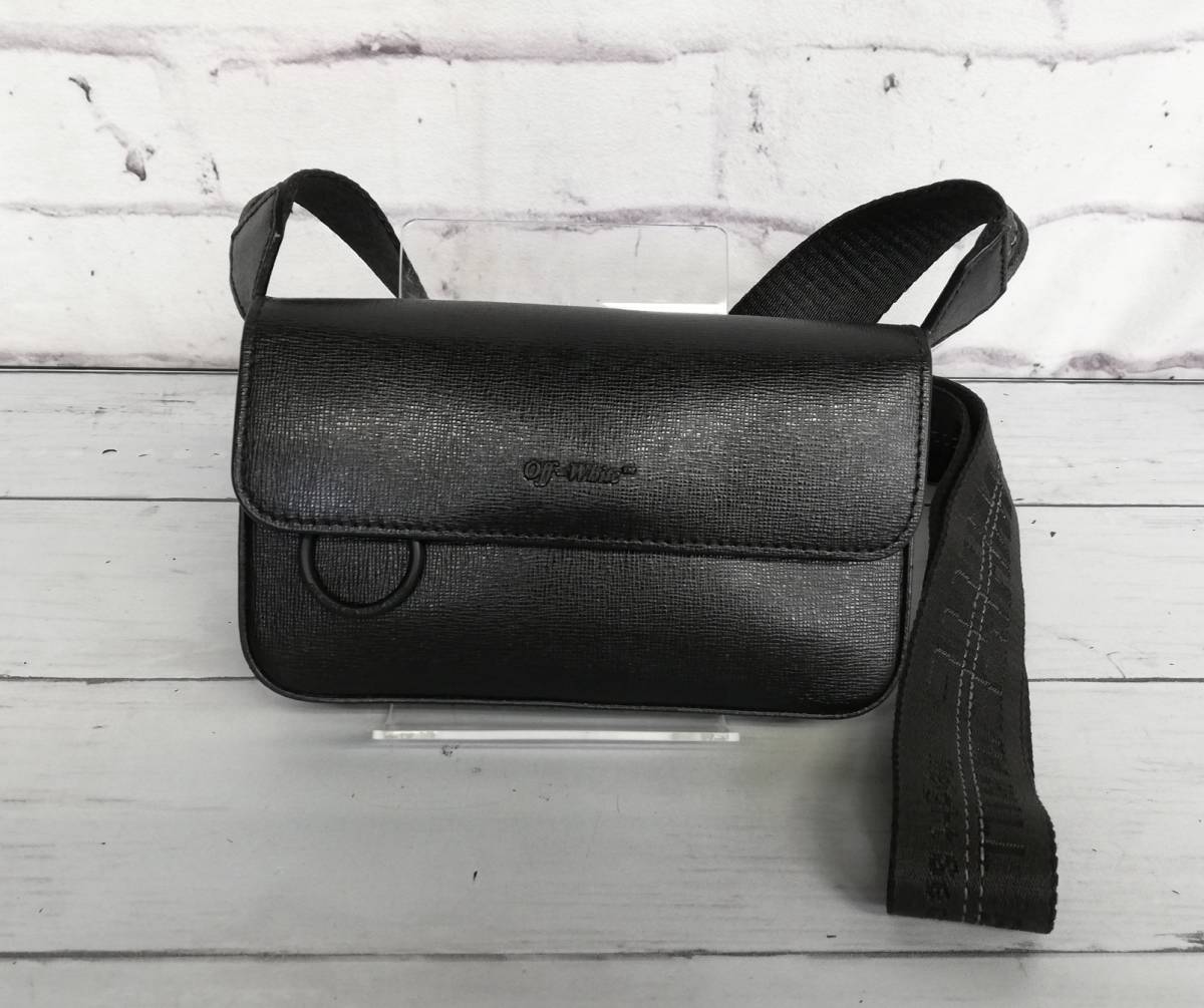 19AW] OFF WHITE オフホワイト MEN CROSS BODY FLAP クロスボディ 