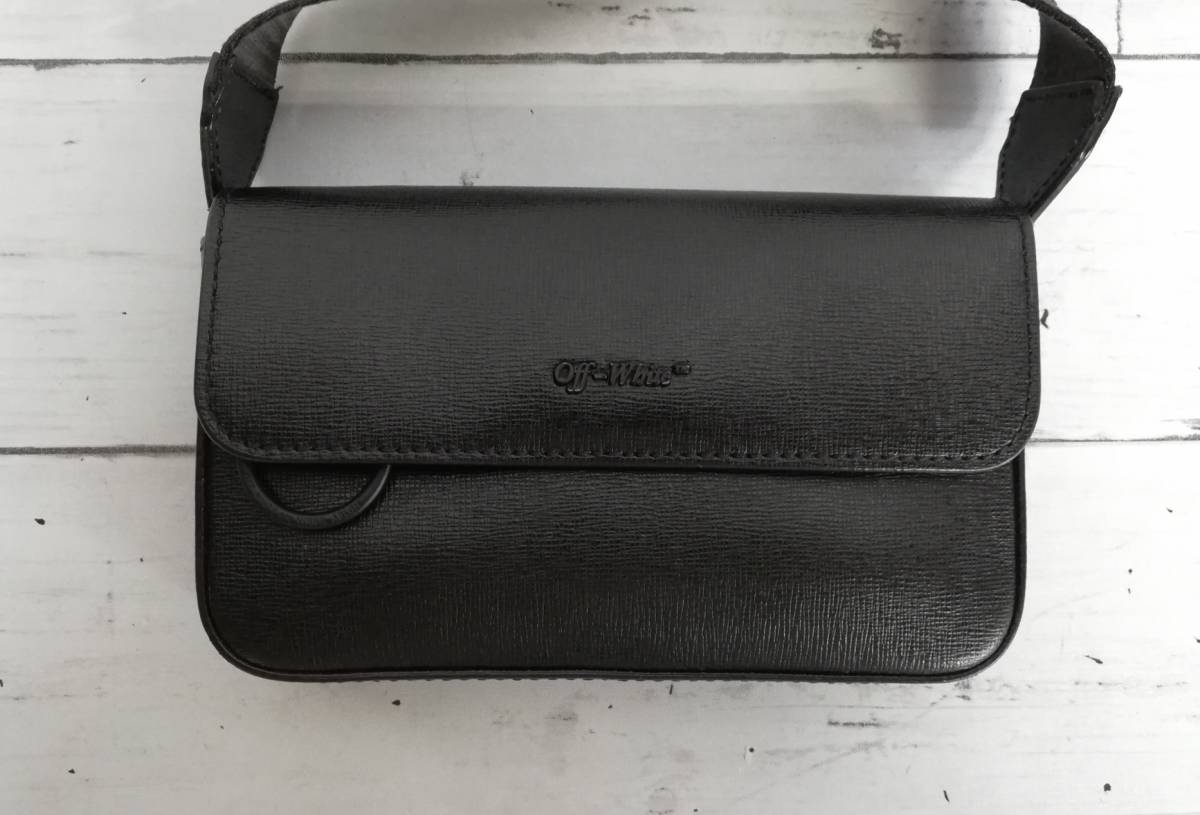 19AW] OFF WHITE オフホワイト MEN CROSS BODY FLAP クロスボディ