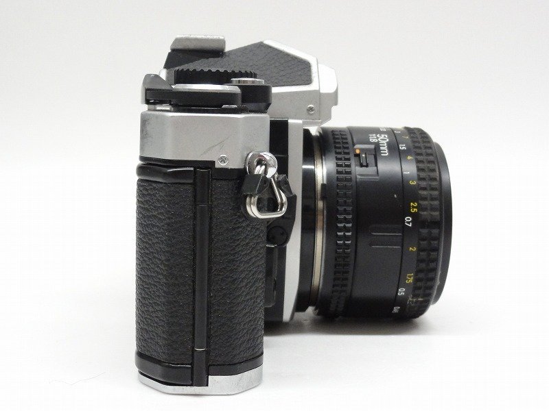 Nikon 50mm FM2 Nikkor - NIKKOR Camera Lens Ai w⁄ F2 & Black