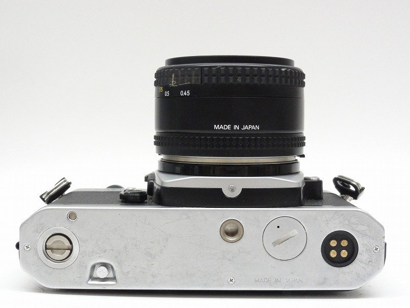 Nikon 50mm FM2 Nikkor - NIKKOR Camera Lens Ai w⁄ F2 & Black