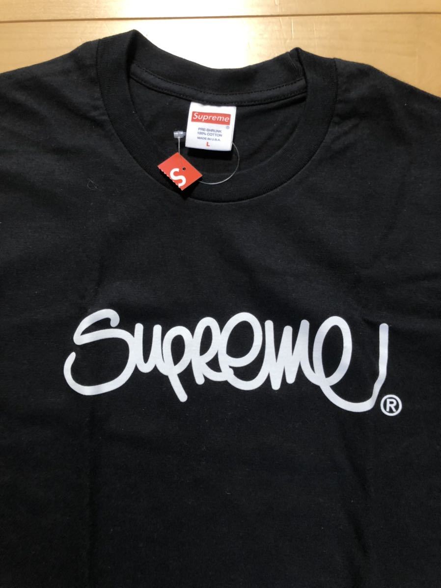 【Supreme】 Handstyle Tee Tシャツ 黒 L 新品 22ss / ハンドスタイル フォト シュプリーム ボックスロゴ BOXLOGO BOXロゴ シャツ Supreme Handstyle Tee 22SS⁄Handstyle Supremeシュプリーム M
