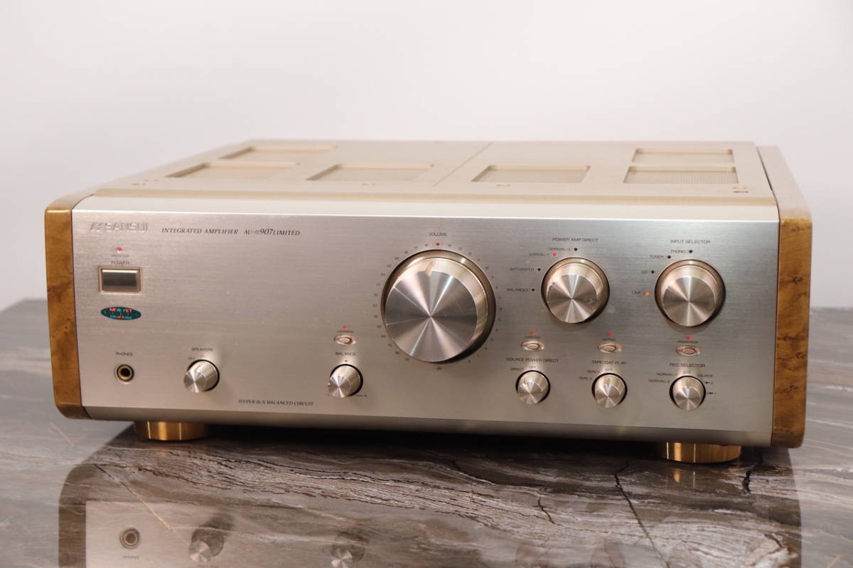 プリメインアンプ サンスイ SANSUI AU-α907 LIMITED details Yahoo 