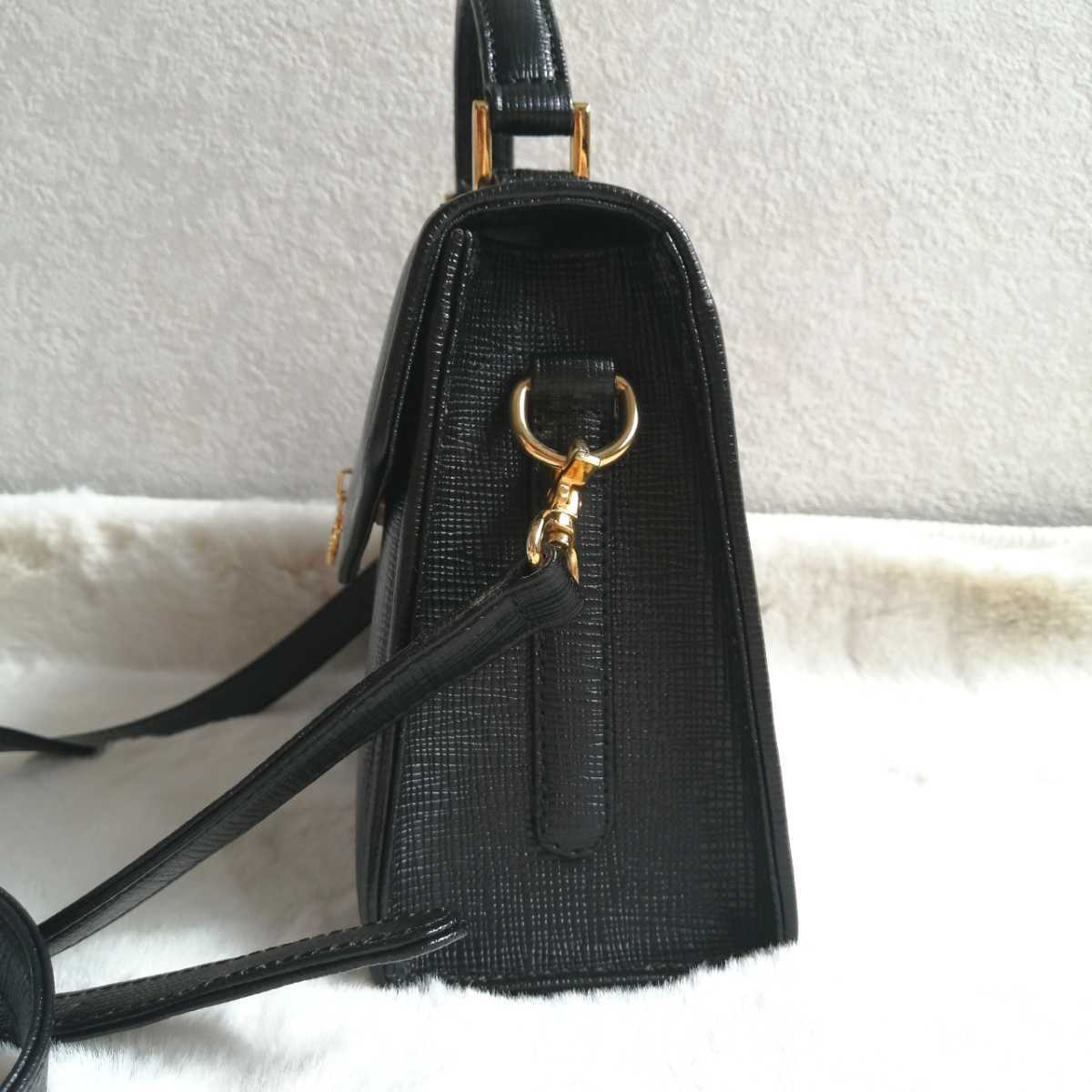 クレージュ courreges ハンドバッグ ショルダーバッグ ボックス型 2way 