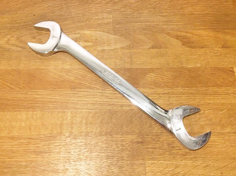 スナップオン VS32 1インチ オフセットレンチ アングルヘッドスパナ イグニッションスパナ