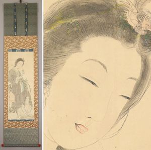 掛軸 美人画のYahoo!オークション(旧ヤフオク!)の相場・価格を見る