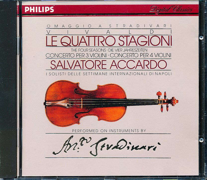 四季 philips西独PDOアッカルドのヴィヴァルディ Vivaldi ＊ 西独盤