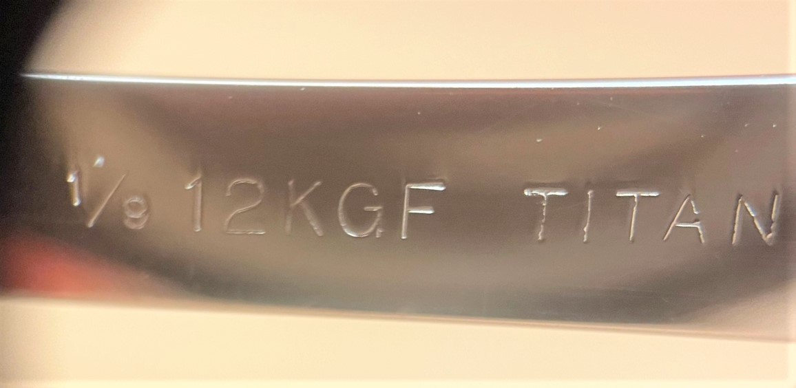 1/9 12KGF .べっ甲。年代物。ビンテージ(度入り)