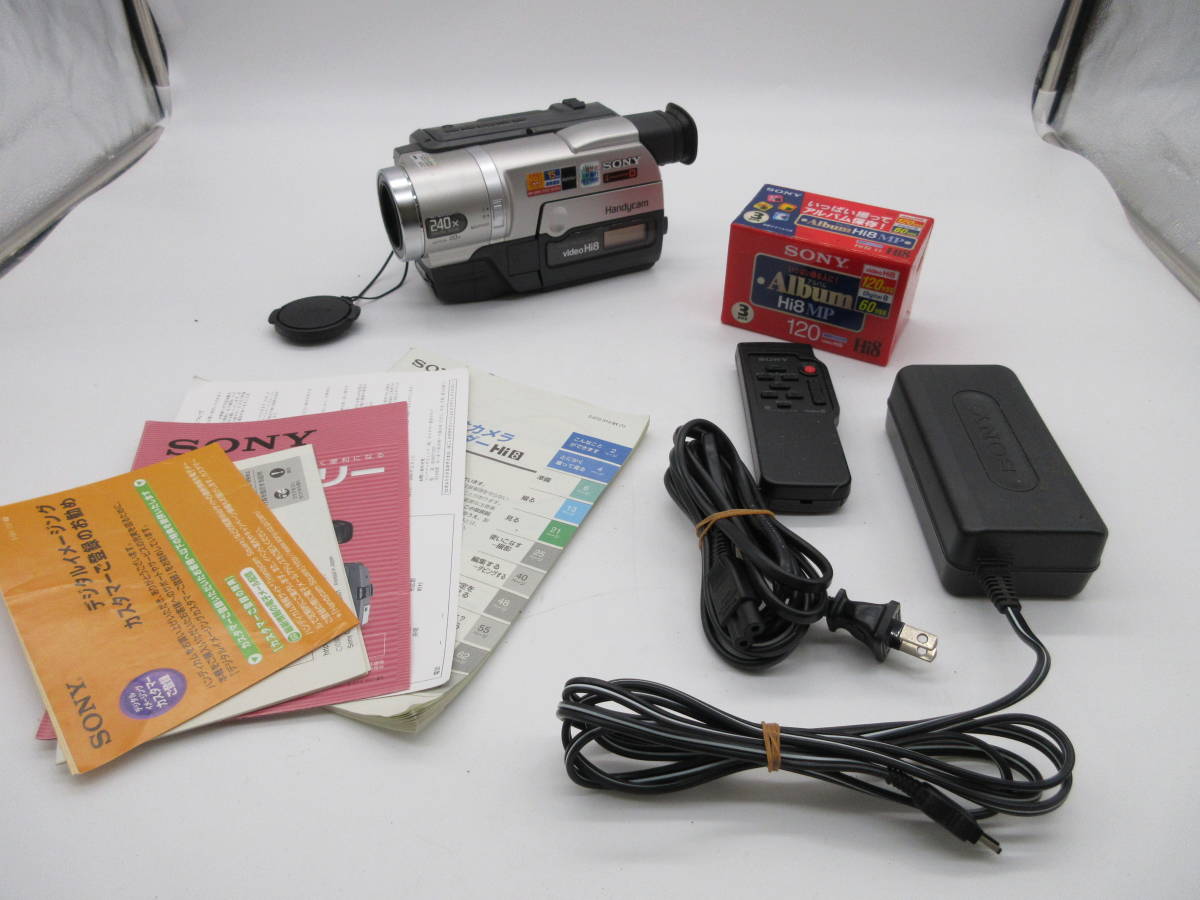 SONY ソニー Hi8 ビデオカメラ ハンディカム CCD-TRV86PK ビデオカメラ