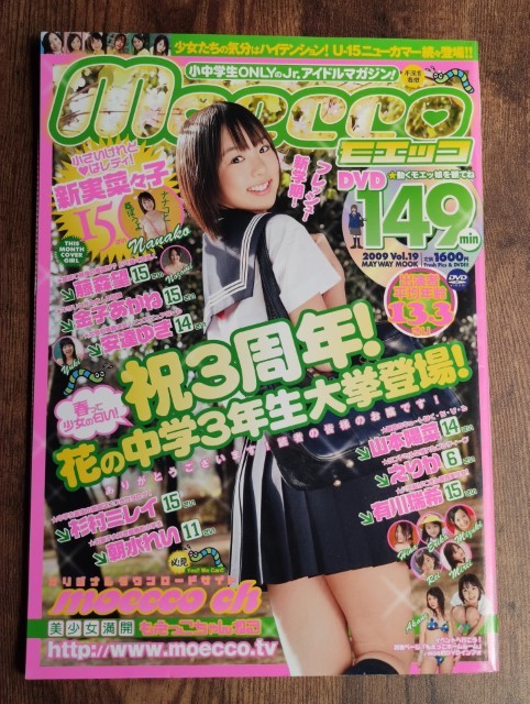 Moecco モエッコ vol.19 ☆未開封DVD付 新実菜々子 藤森望 金子あかね