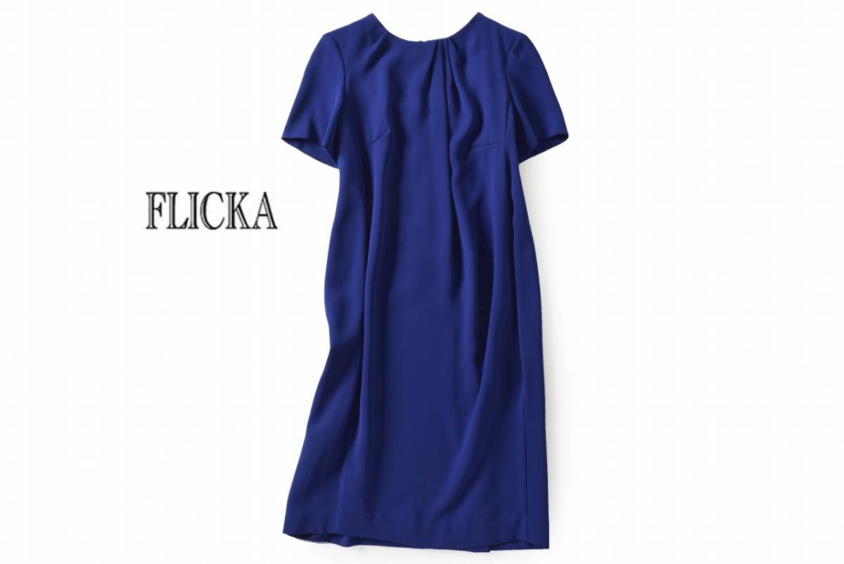 美品★フリッカ3.5万★2size/9号★ワンピースJ105 Mサイズ 本物 中古美品FLICKA FLICKA]サイドパールワンピース 美品★厳選★トゥモローランド・FLICKAフリッカ3.7万★1size&frasl;9号★プリントワンピースD316 FLICKA（フリッカ）フリルスリーブ
