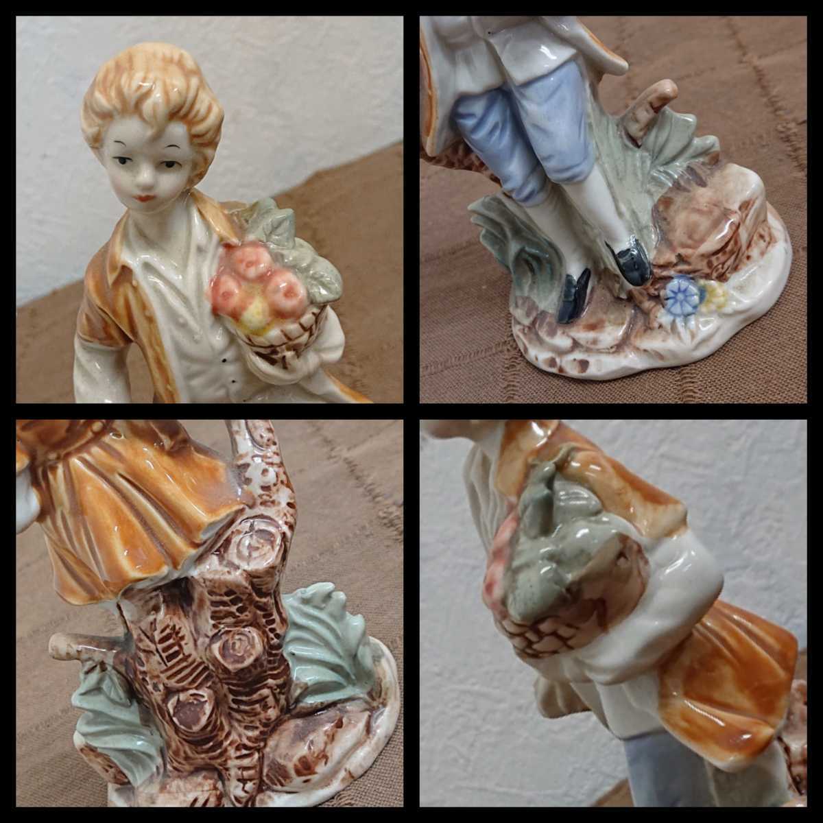 マイセン 鳥の巣を持つ少年 人形 フィギュリン 置物 meissen