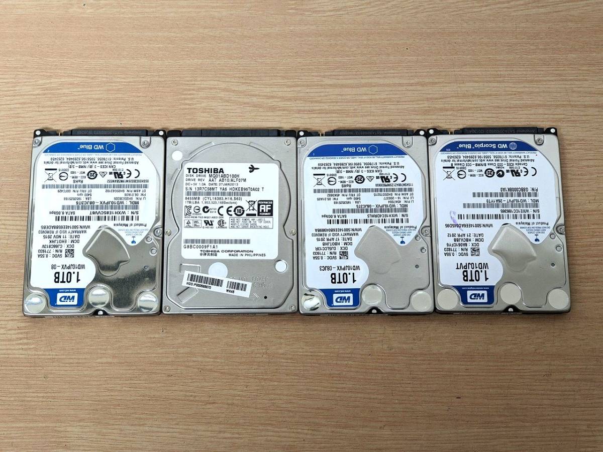 1TB HDD SATA ハードディスク 2.5インチ 2.5 内蔵 東芝 中古 : R042 