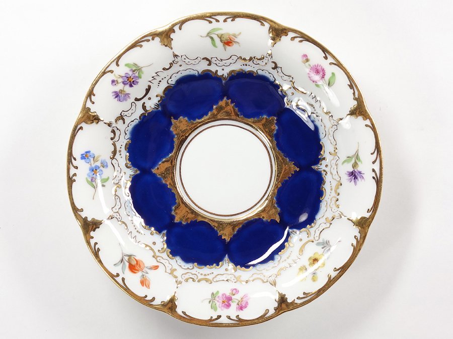 ∇花∇20世紀初頭 マイセン/MEISSEN 1924 1933年 最高級Bフォーム 金彩