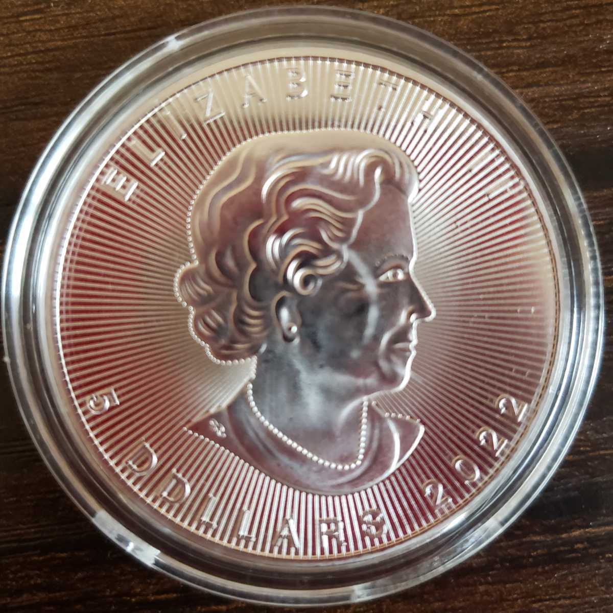 【1円スタート】メープルリーフ　銀貨