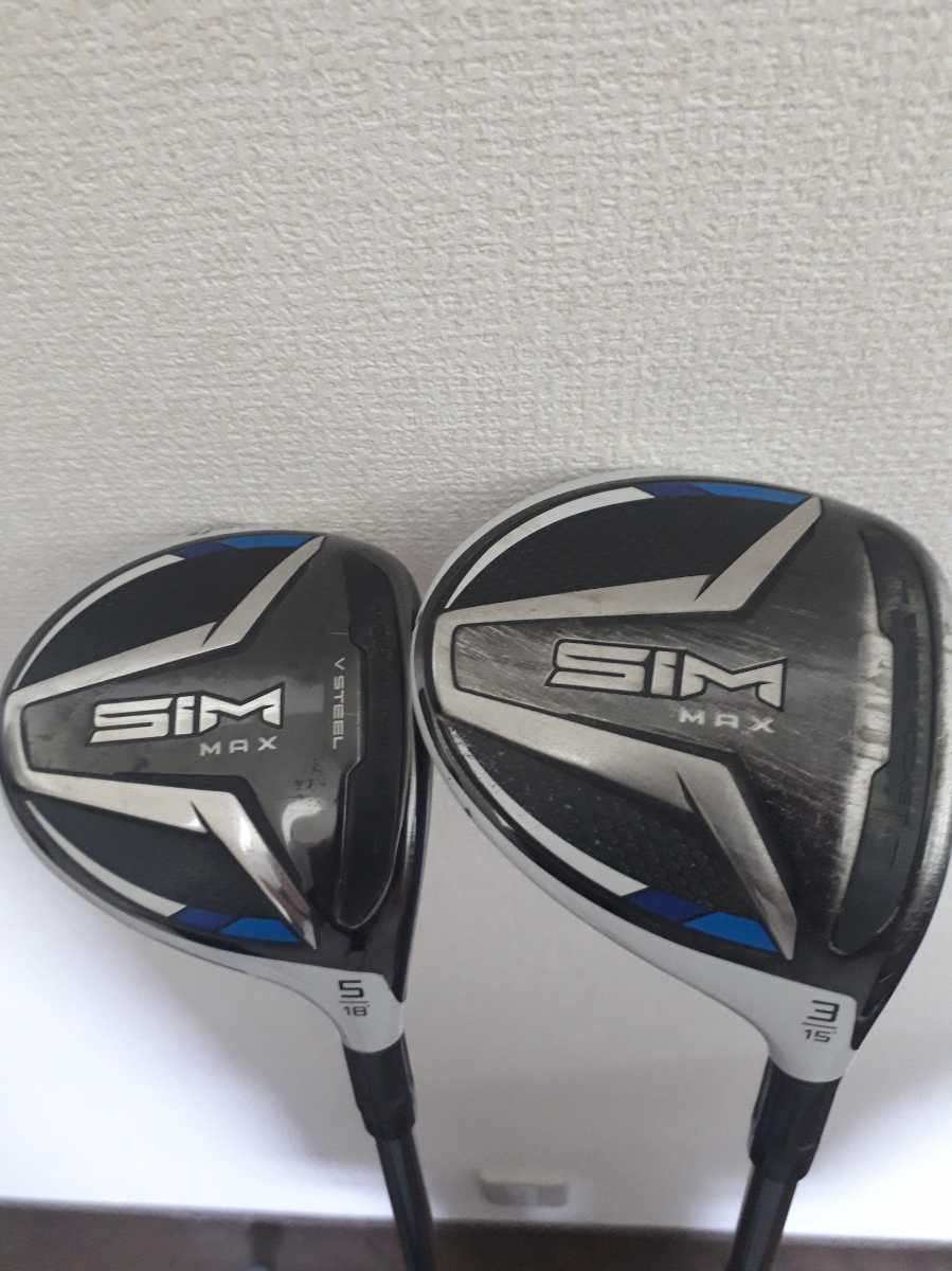 SIM フェアウェイウッド 3W 5W ヘッドセット テーラーメイド フェアウェイウッド SIM MAX 3W 5W テーラーメイド
