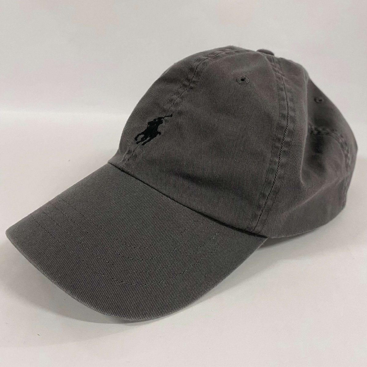 【中古】ラルフローレン キャップ＜小物＞POLO RALPH LAUREN グレー 灰色 帽子 レディース メンズ ブランド