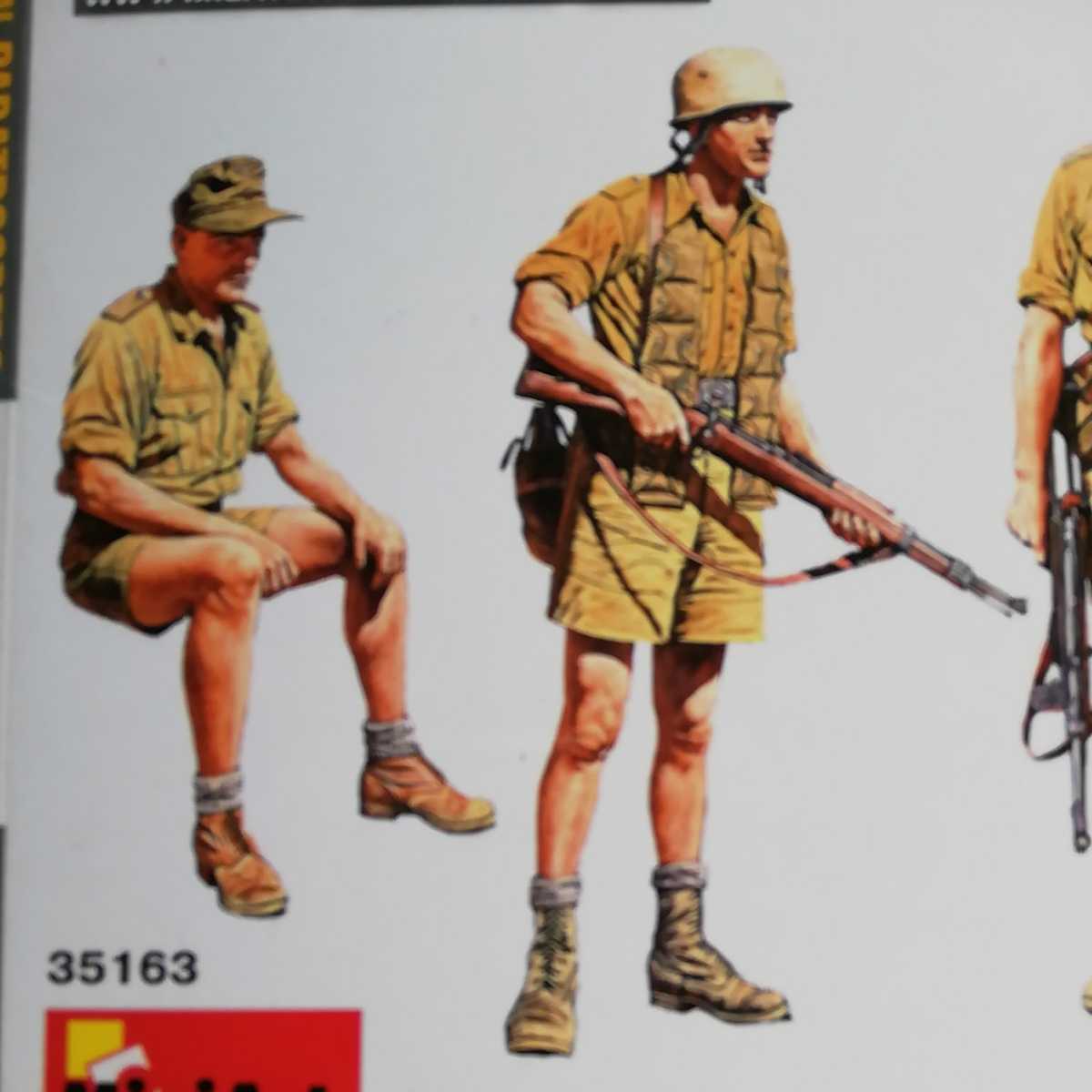 ミニアート 1/35 ドイツ軍降下猟兵と戦車兵 イタリア1943 プラモデル