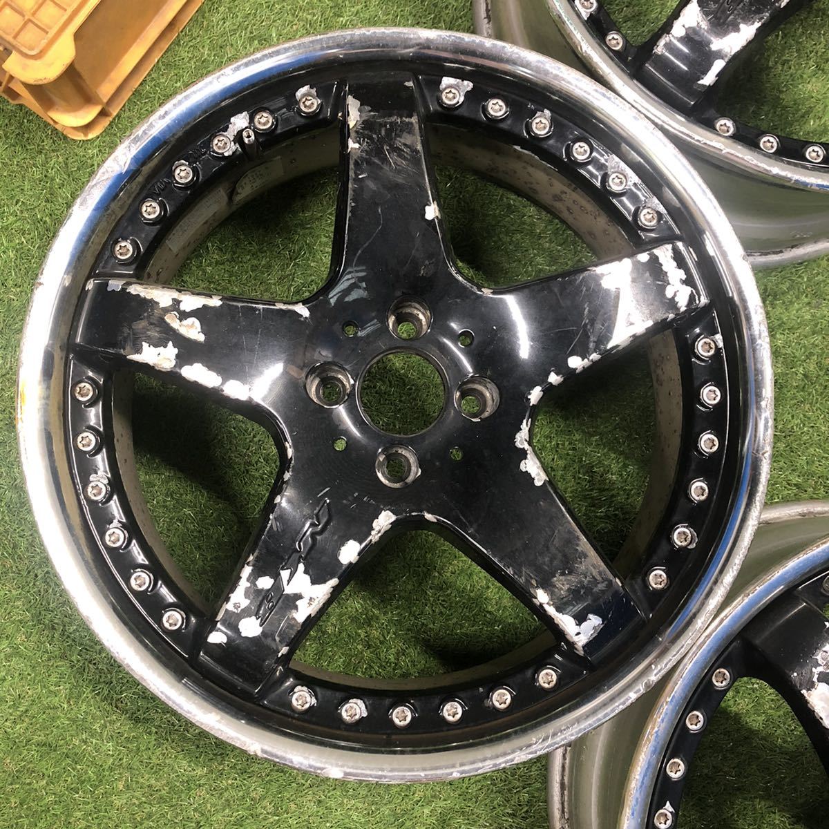 59450721】☆中古ジャンク品☆SEIKEN NKB CUP 18インチ 18×7.5 ET+43 