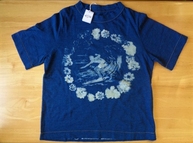◇タグ付き 新品同様 45rpm レイサーフプリント 45星Tシャツ【サイズ1