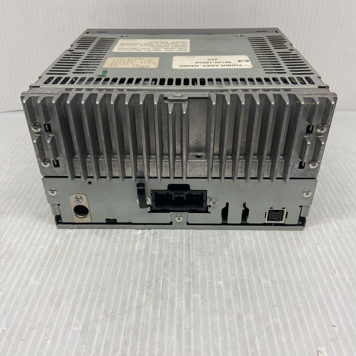 日野純正 CD カセット オーディオデッキ 24V 86120-1860A トラック用