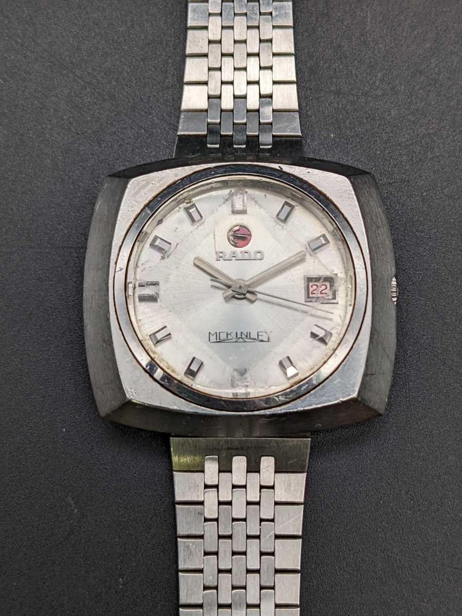 Rado Mckinley アンティーク ビンテージ マッキンレー ラドー 分解清掃済 動作確認済 手巻 時計 機関良好 純正ベルト 腕 大量入荷 手巻