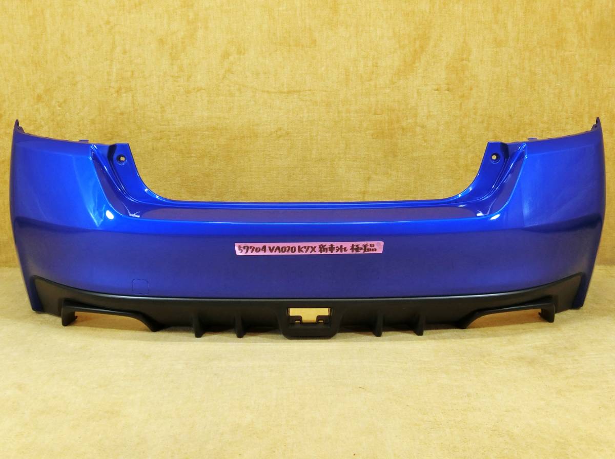 VAB WRX-STI 後期 純正 リアバンパーWRブルーパール K7X 57704VA020 