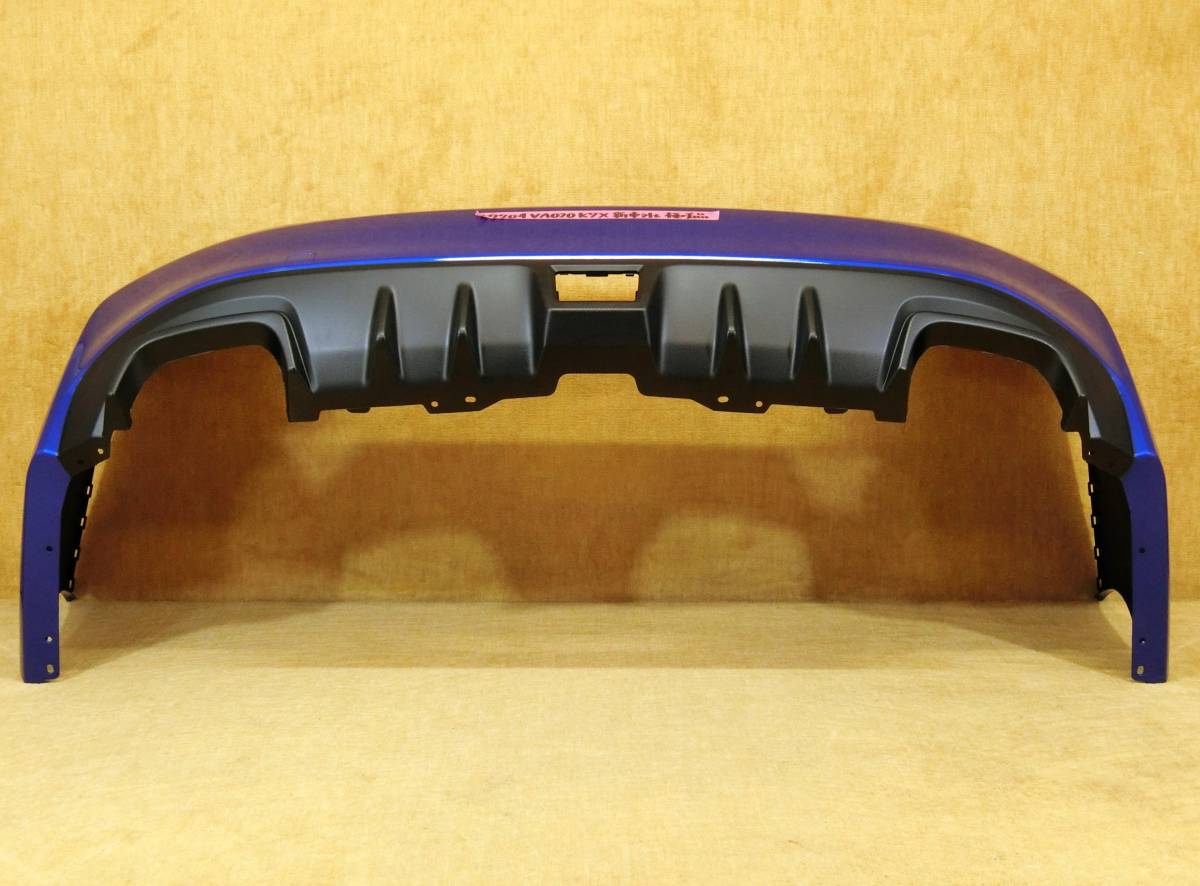 VAB WRX-STI 後期 純正 リアバンパーWRブルーパール K7X 57704VA020 