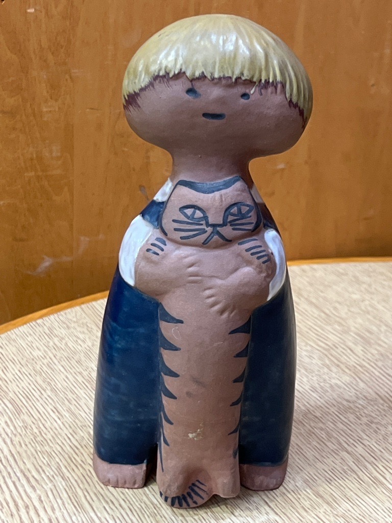 Larson Lisa リサラーソン UNGAR LARSONS 希少 超希少 ⁄ 少年と猫