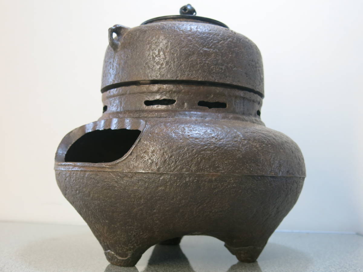 南部鉄器】茶道具 日本伝統工芸 急須 火鉢 風炉釜 鉄瓶 骨董品 茶釜 