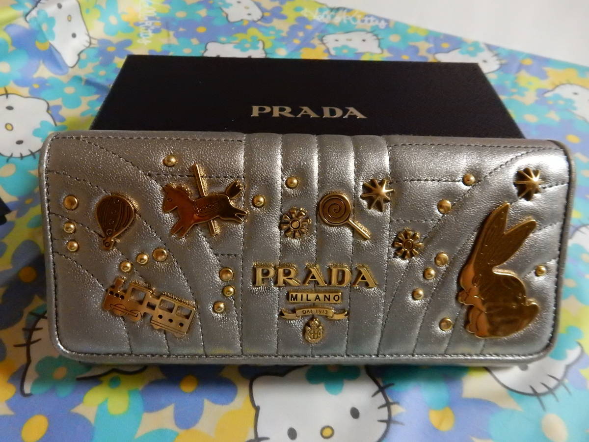 【セール，大人気】 PRADA プラダ NAPPA IMPUNTURE DREAM 長財布(女性用財布)｜売買されたオークション情報、yahooの商品情報をアーカイブ公開 - オークファン 服飾小物