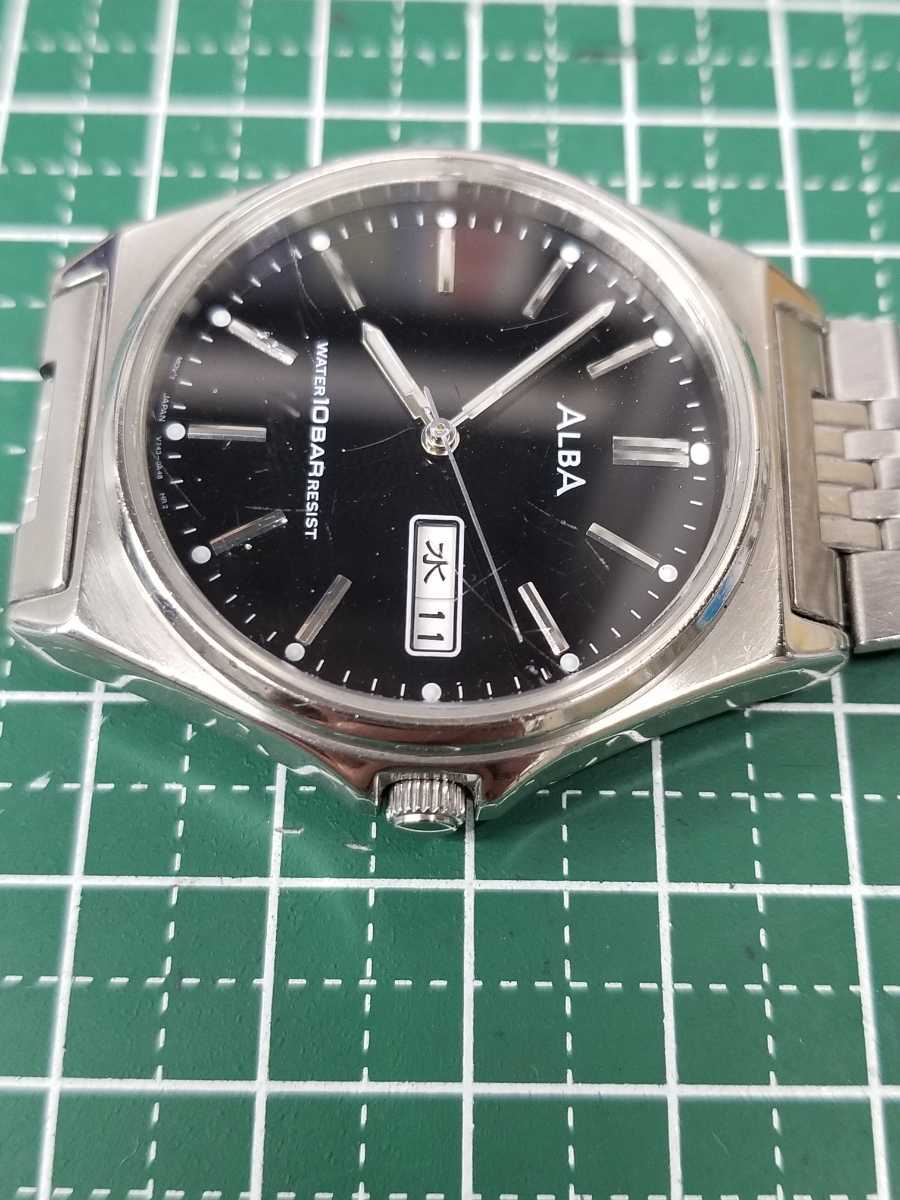 稼働品 SEIKO ALBA V743-0A20 メンズ腕時計 セイコー 2026年最新Yahoo 