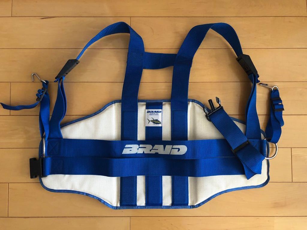 USED】 BRAID ブレイド ブルーフィンハーネス ファイテングベルト