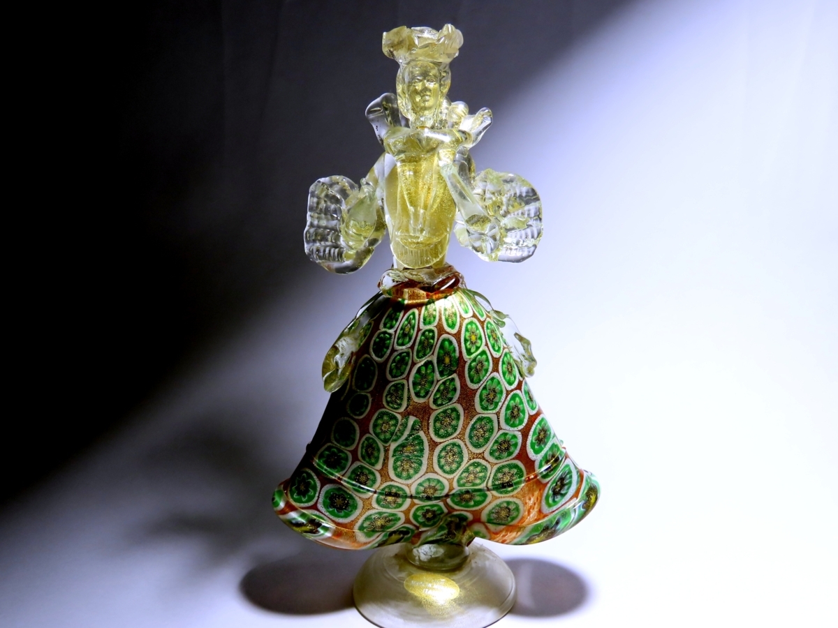ムラーノ ベネチアンガラス 人形 イタリア ベネチアン MURANO