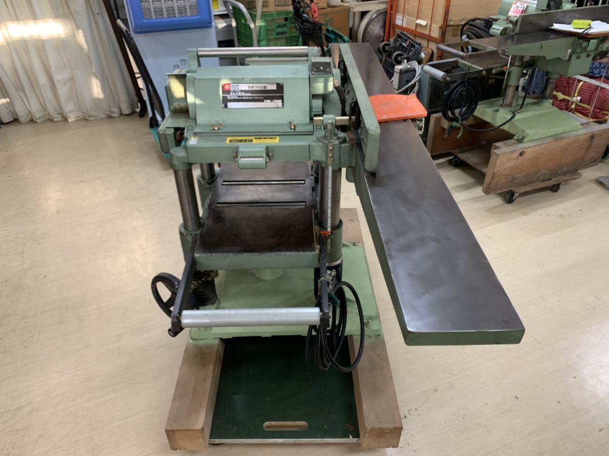 山形発！日立自動かんな盤 P100FD 100V 手押しかんな盤 発送OK 鉋盤  