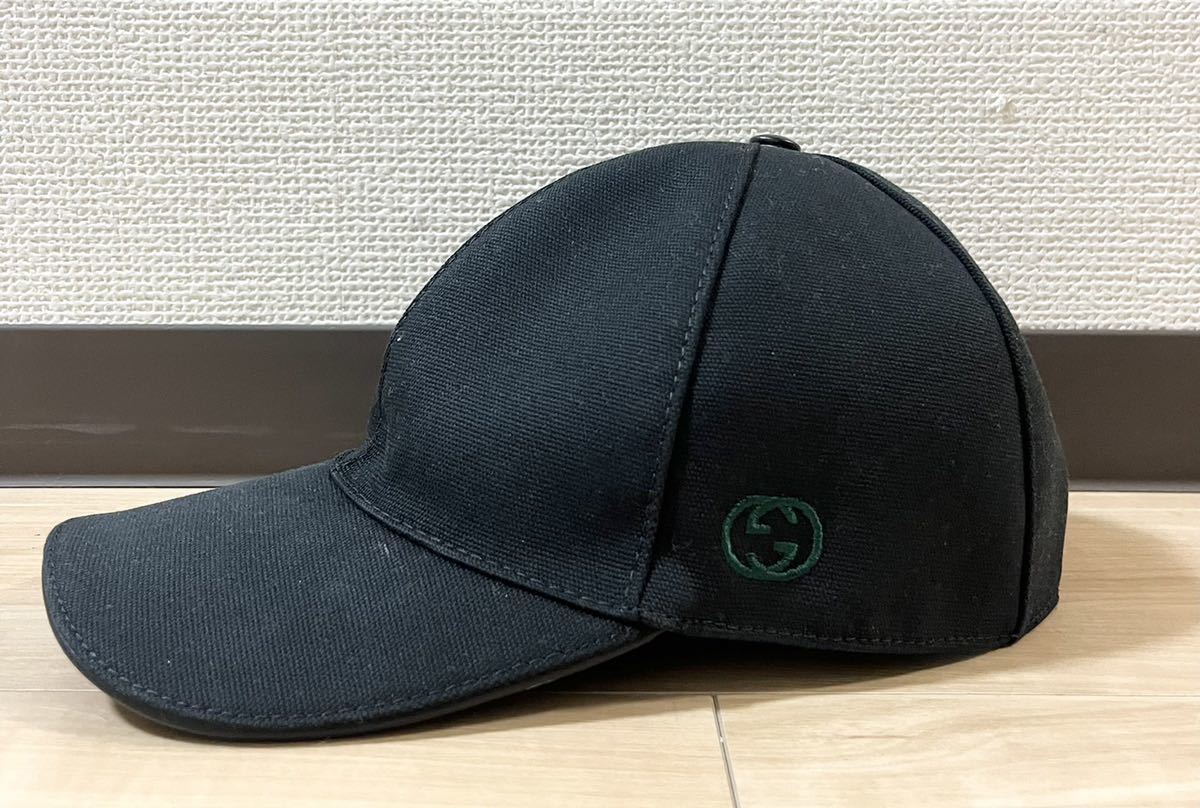 中古品】グッチ GUCCI シェリーライン レザーパイピング キャンバス 