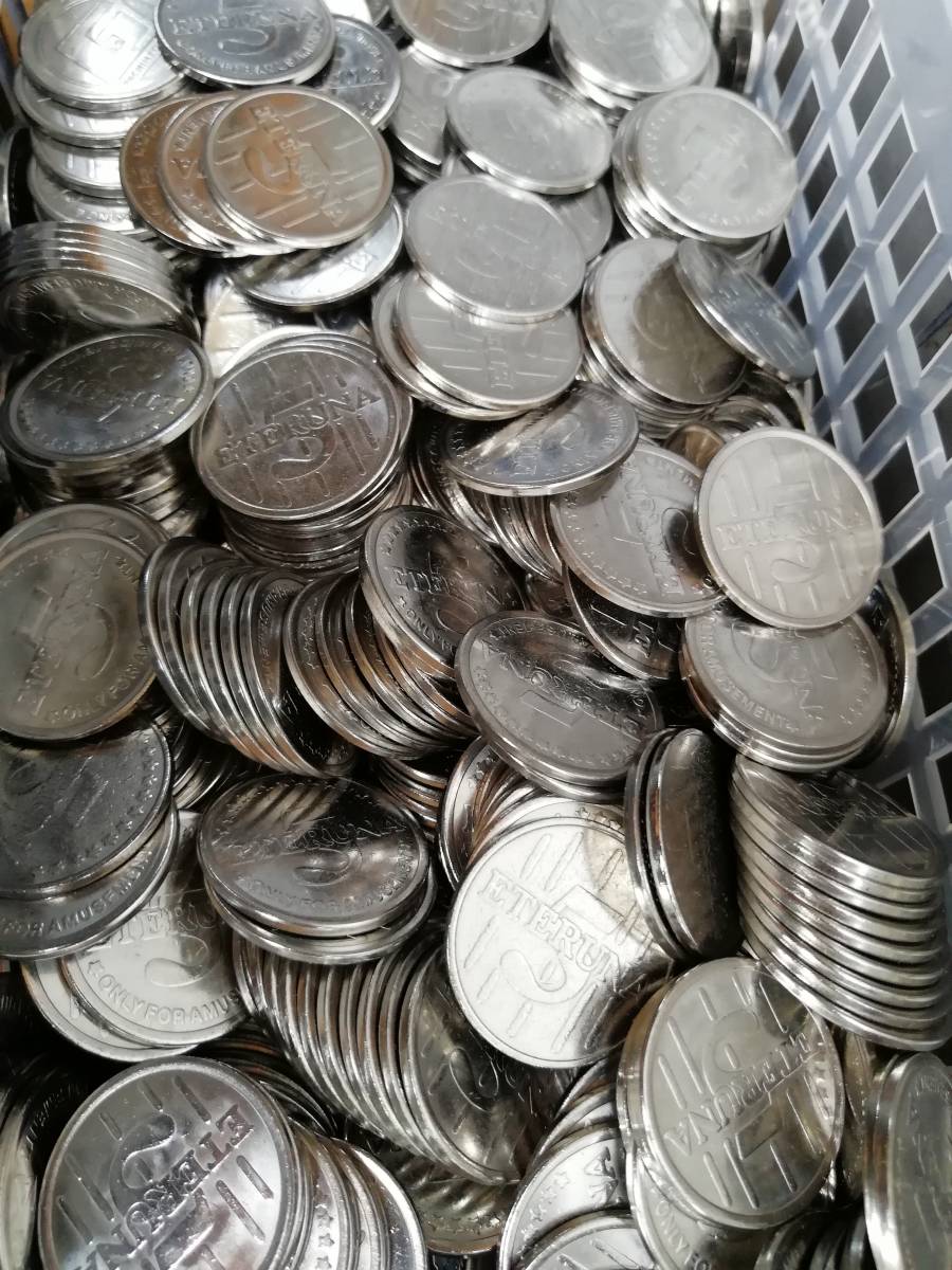 綺麗 パチスロ スロット コイン メダル 同一絵柄 ステンレス製 約2000枚 10キロ 4800円 在庫少し有ります の入札履歴 - すべての入札履歴
