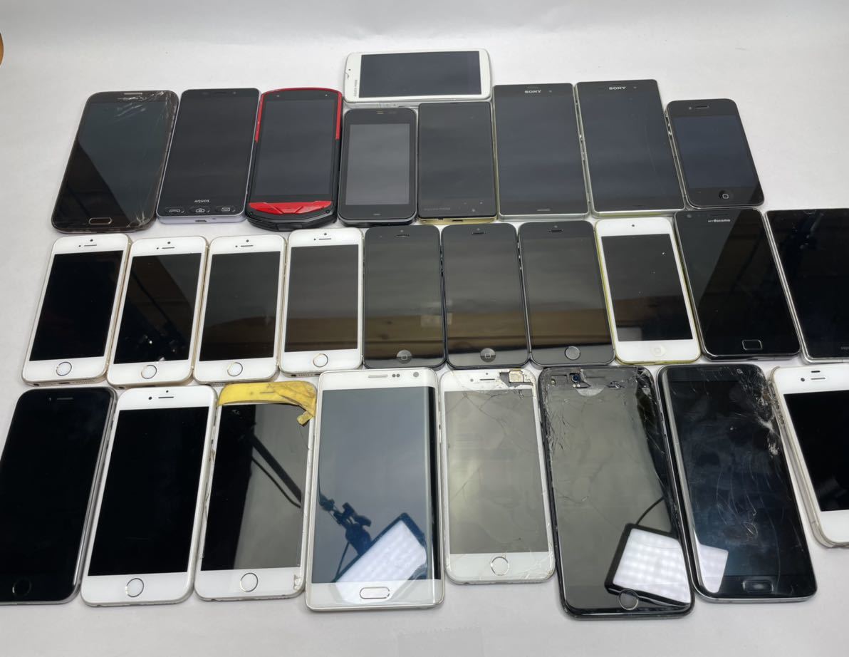 ジャンク スマートフォン スマホ まとめ android アンドロイド iphone