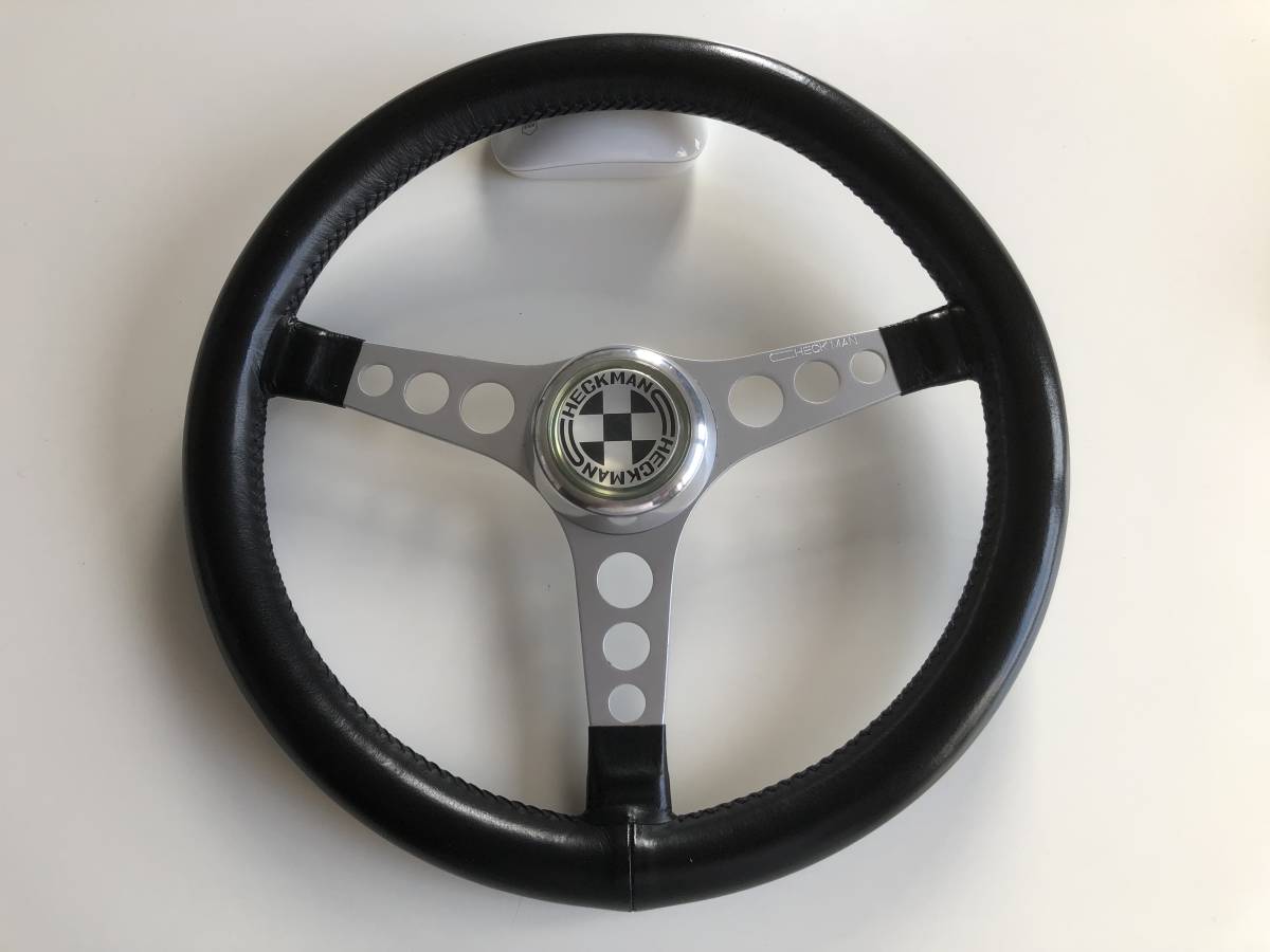 チェックマンステアリング マッハステアリング 希少品 当時物 旧車