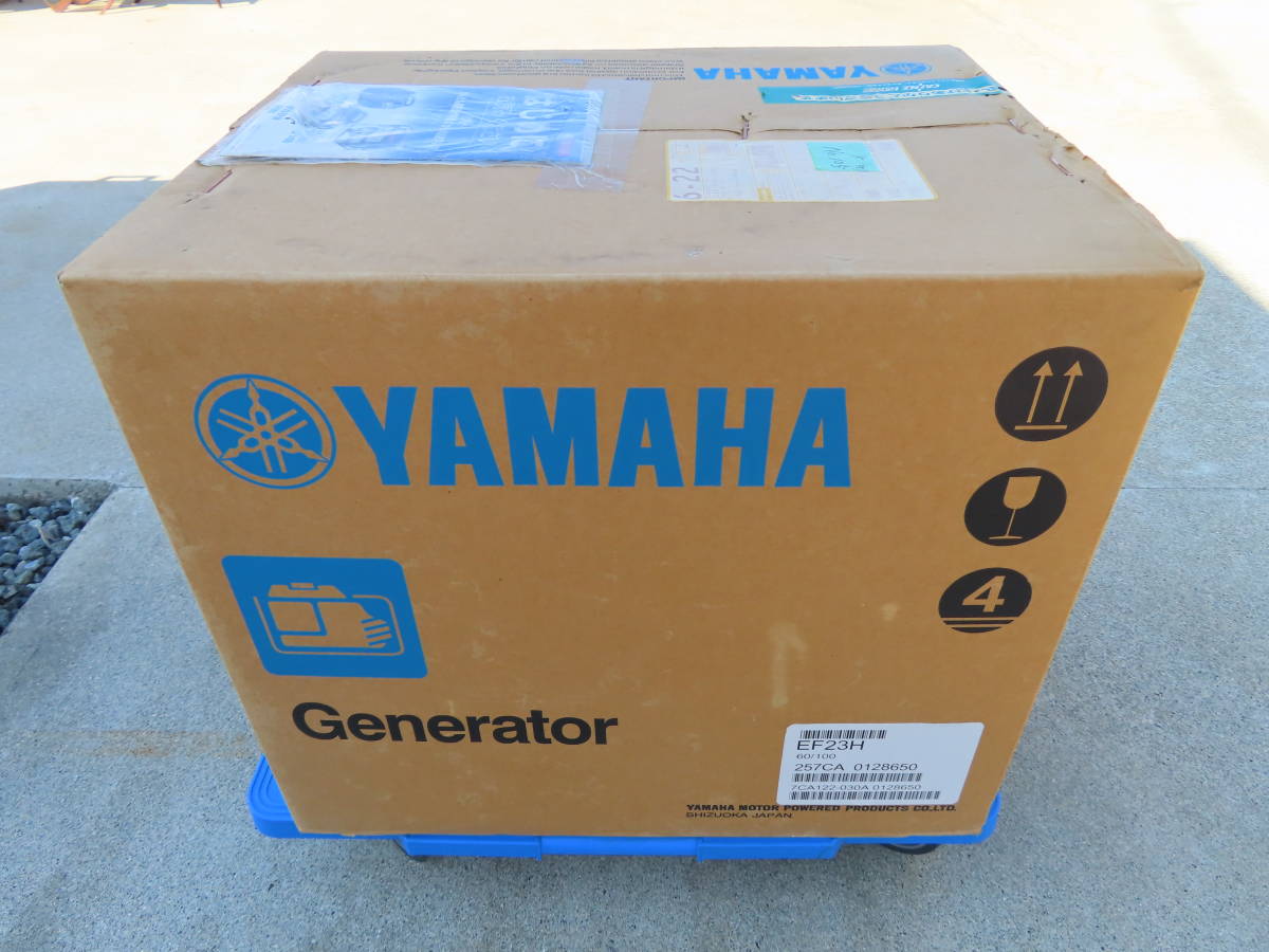 ヤマハ EF23H エンジン 発電機 6.5馬力 60サイクル 新品未開封 ヤマハ EF23H エンジン 発電機 6.5馬力 60サイクル 新品未開封