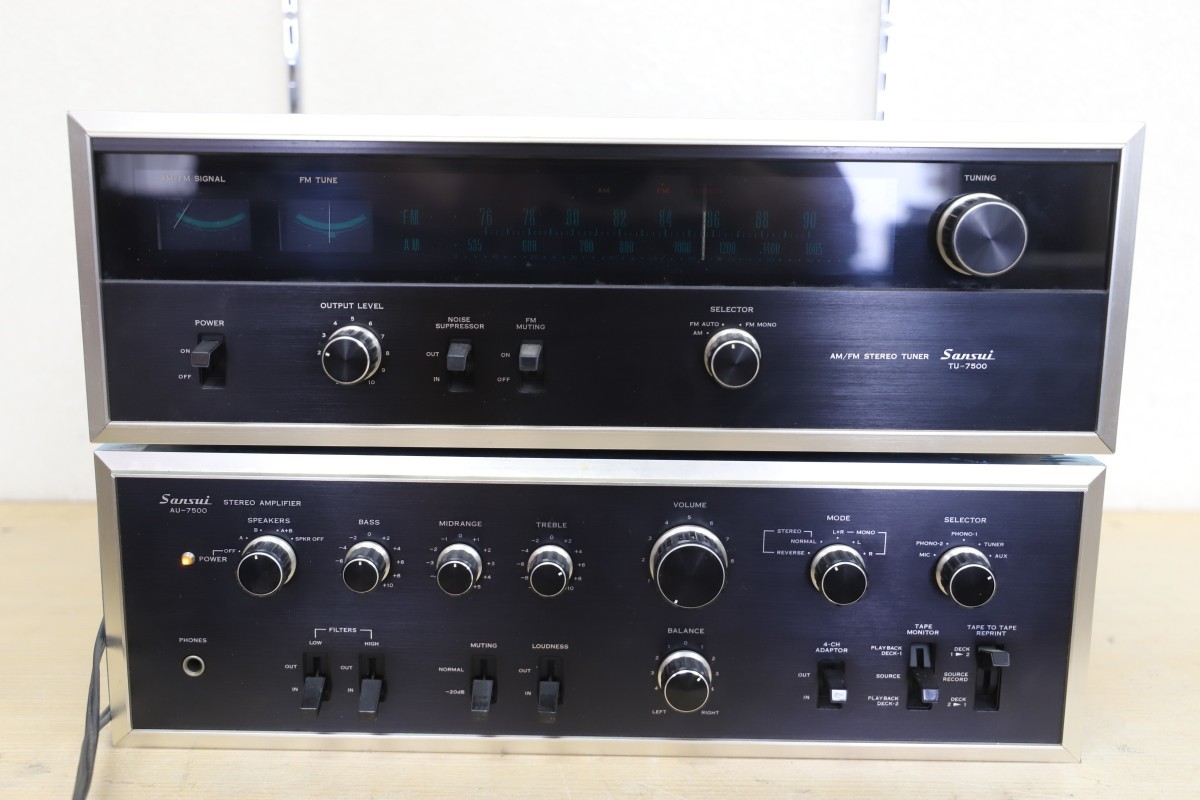 Sansui サンスイ AU-7500 プリメインアンプ / AM/FM ステレオ