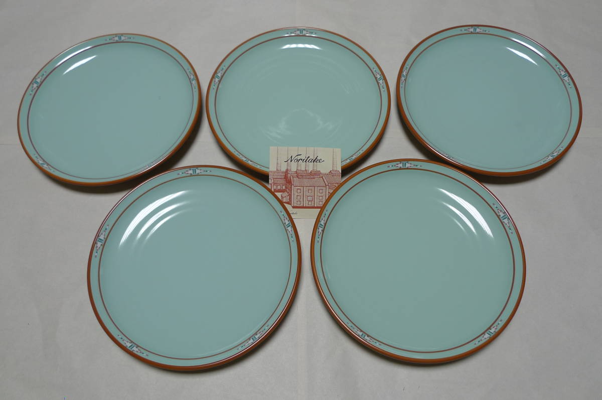 【新作登場，2026】 Noritake/ノリタケ ボルダーリッジ プレート皿 21.0cm ５枚揃い 品(ノリタケ)｜売買されたオークション情報、yahooの商品情報をアーカイブ公開 - オークファン ノリタケ