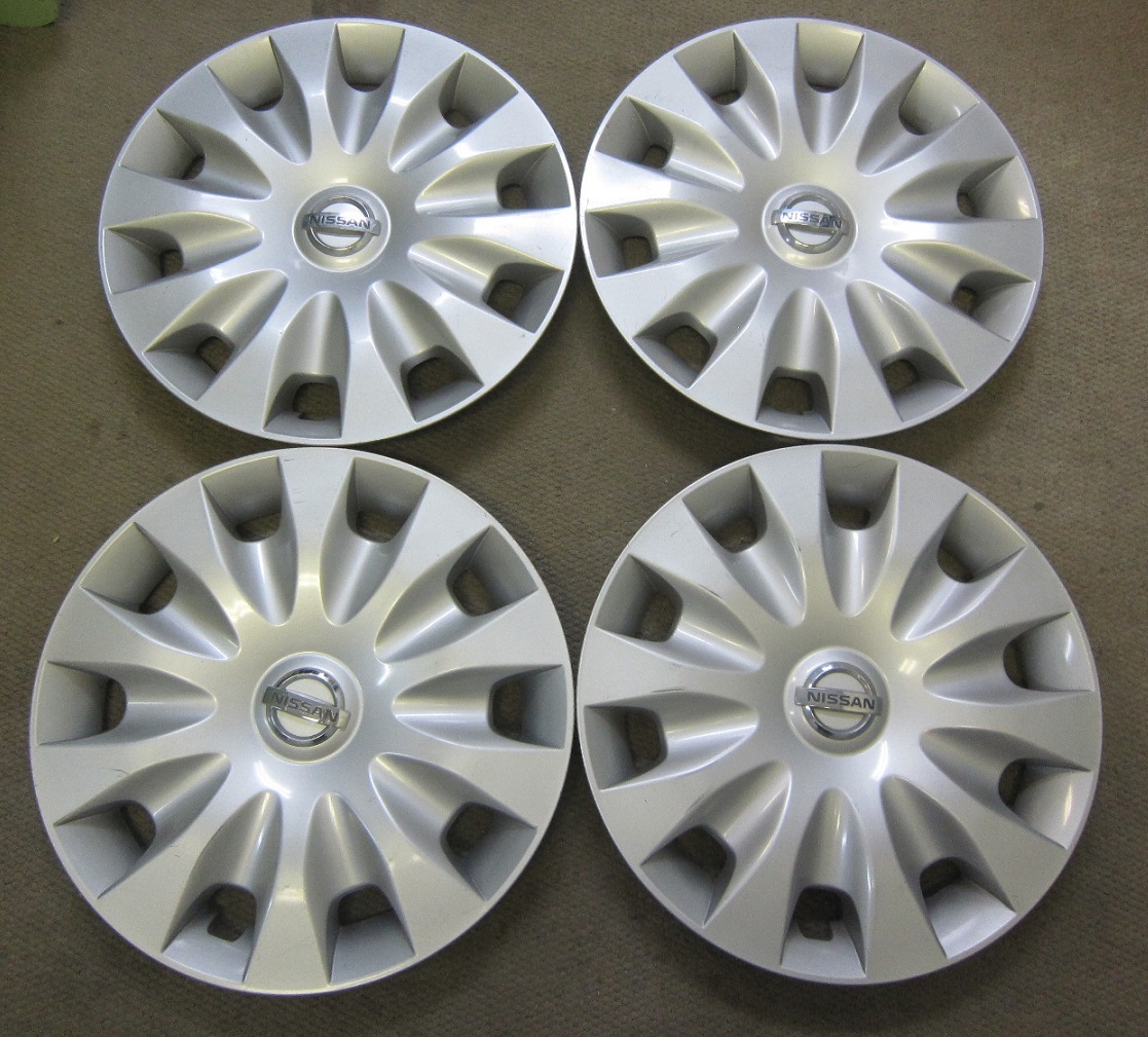 FIAT500用/純正 ホイールキャップ ビンテージスタイル クローム