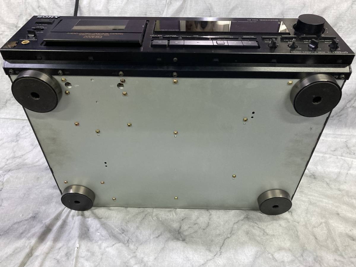SONY　ソニー　ステレオカセットデッキ　TC-K222ESG　ジャンク_3