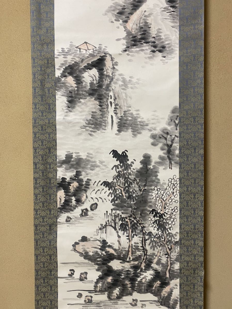 風景画 油絵 絵画 田中仁士 0 骨董品 「真作」田中均『ヨットハーバー』港