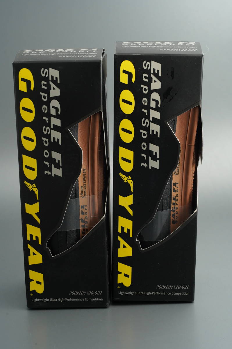  GOODYEAR EAGLE F1 SUPERSPORT チューブレスコンプリート 700X28C 黒/タン 2本(700C（クリンチャー、WO）)｜売買されたオークション情報、yahooの商品情報をアーカイブ公開 - オークファン タイヤ