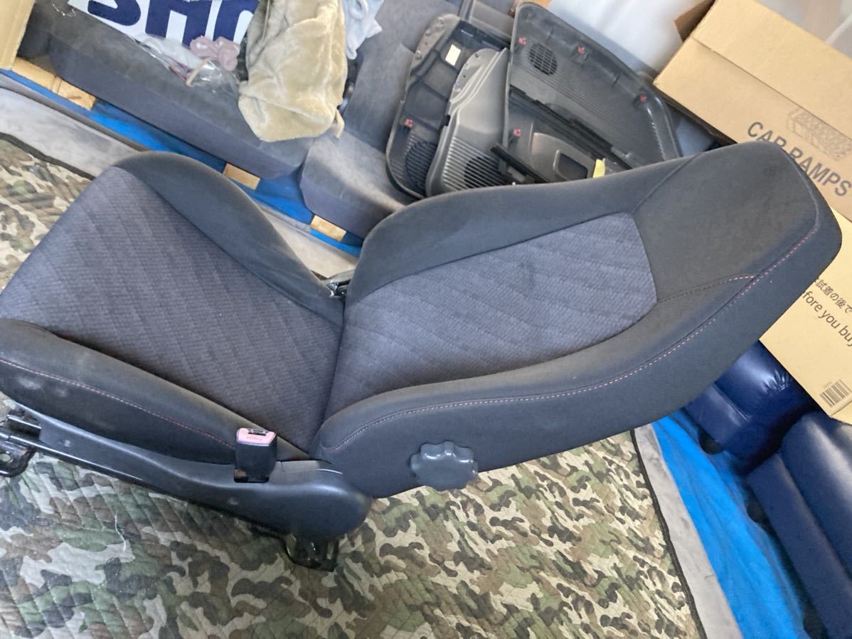 純正シート ラパンss he21s jb23 ジムニー流用 運転席 助手席 ラパン 