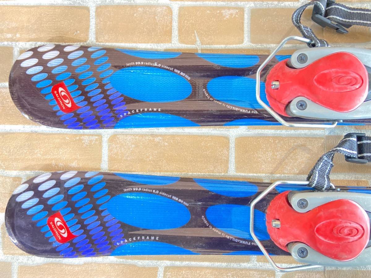 SAlOMNスキー板 98cm スノーブレイド 専用袋ケースあります 2